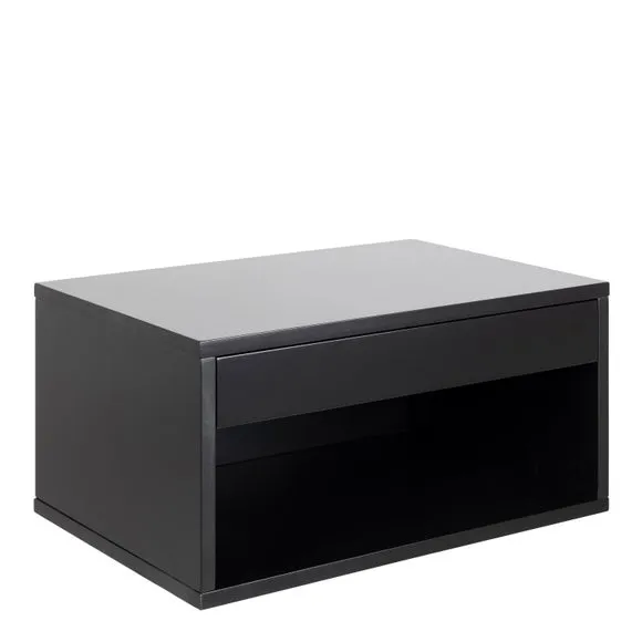 Furniture To Go Cholet 1 Drawer Square Wall Mounted Bedside Table 2
