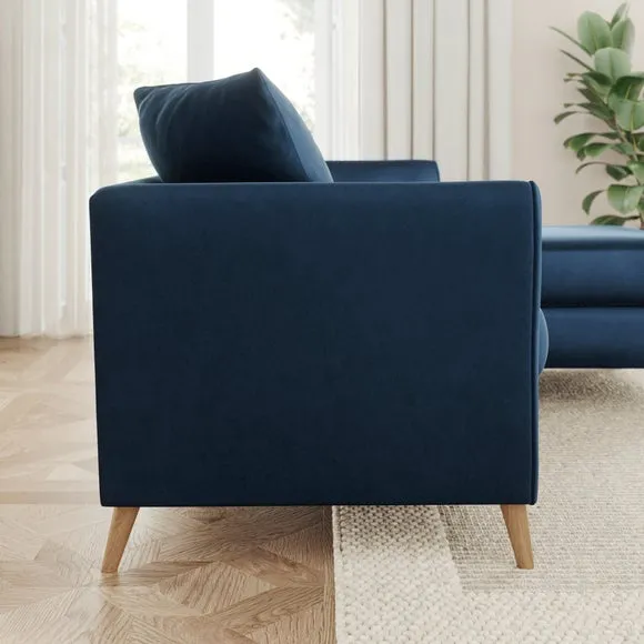 Bess Corner Chaise Sofa, Opulent Velvet 2