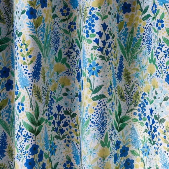 Catherine Lansfield Tilly Floral Reversible Eyelet Curtains 3