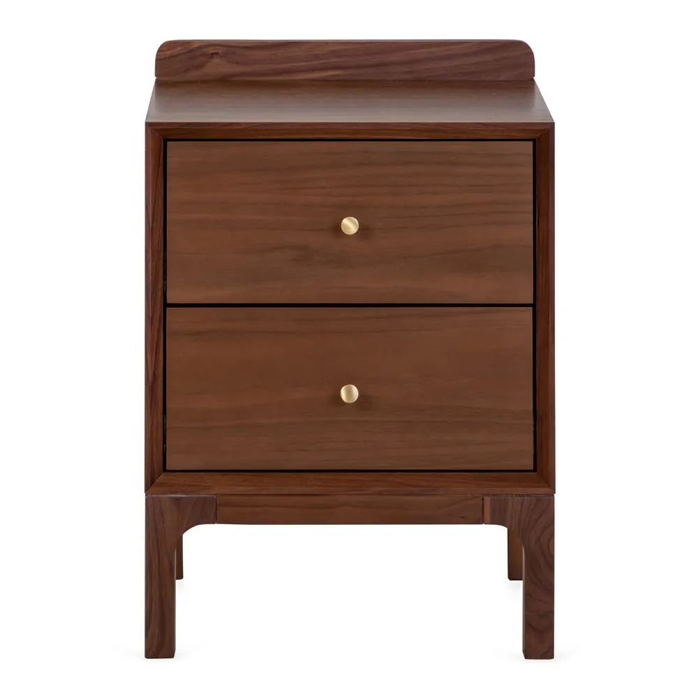 Heal's Artie Bedside Table Walnut 2