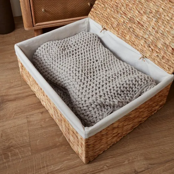 Woven Water Hyacinth Underbed Trunk 2