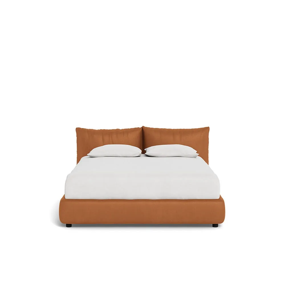Heal's Pillow Storage Bed King Luxury Leather Canella 1