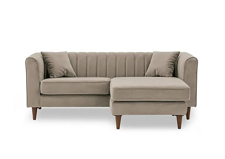 Margo 3 Seater Sofa Fabric with Reversible Chaise End - Sofas and Armchairs - In Time for Christmas