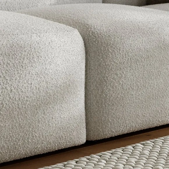 Romy Chunky Tonal Boucle Modular 3 Seater Sofa 5