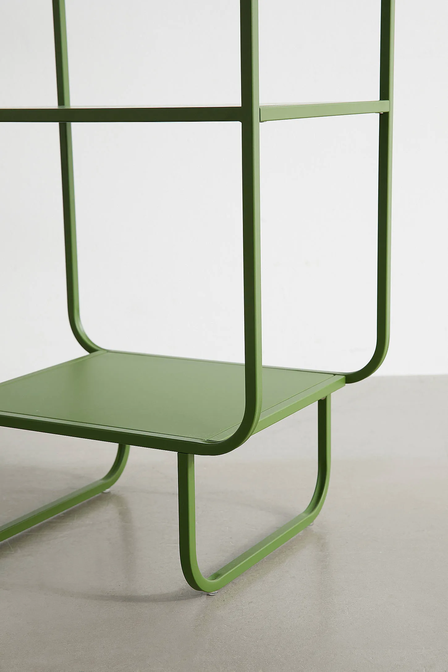 Alana Narrow Storage Shelf - Green 5