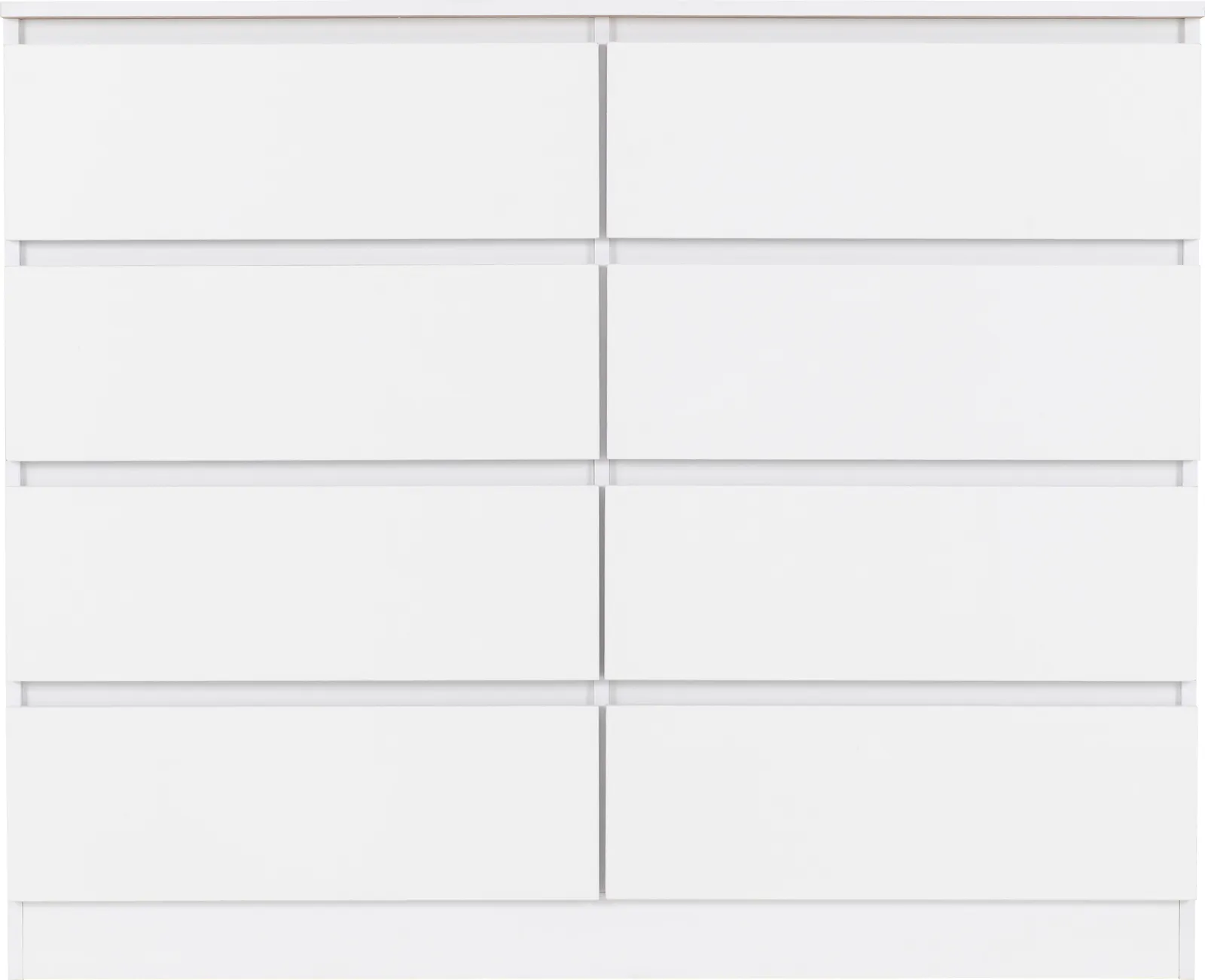 Seconique Malvern 8 Drawer Chest in White 3
