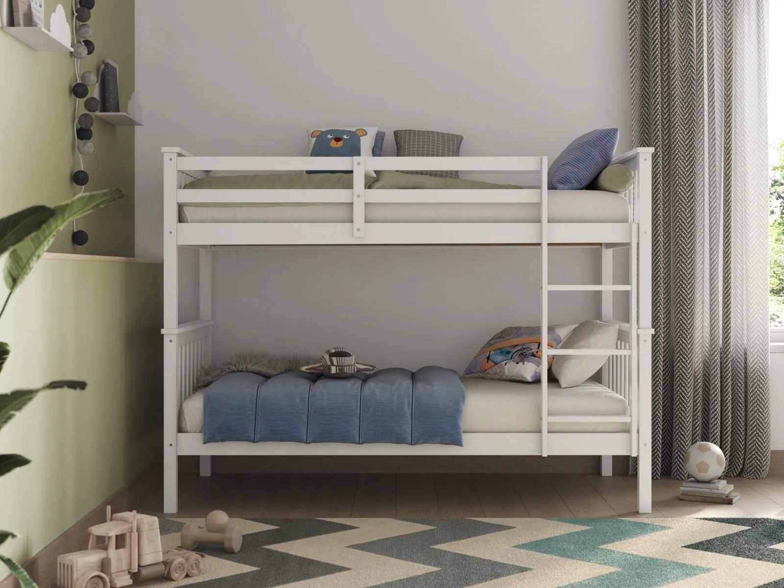 Flair Koop Detachable Bunk Bed in White 2