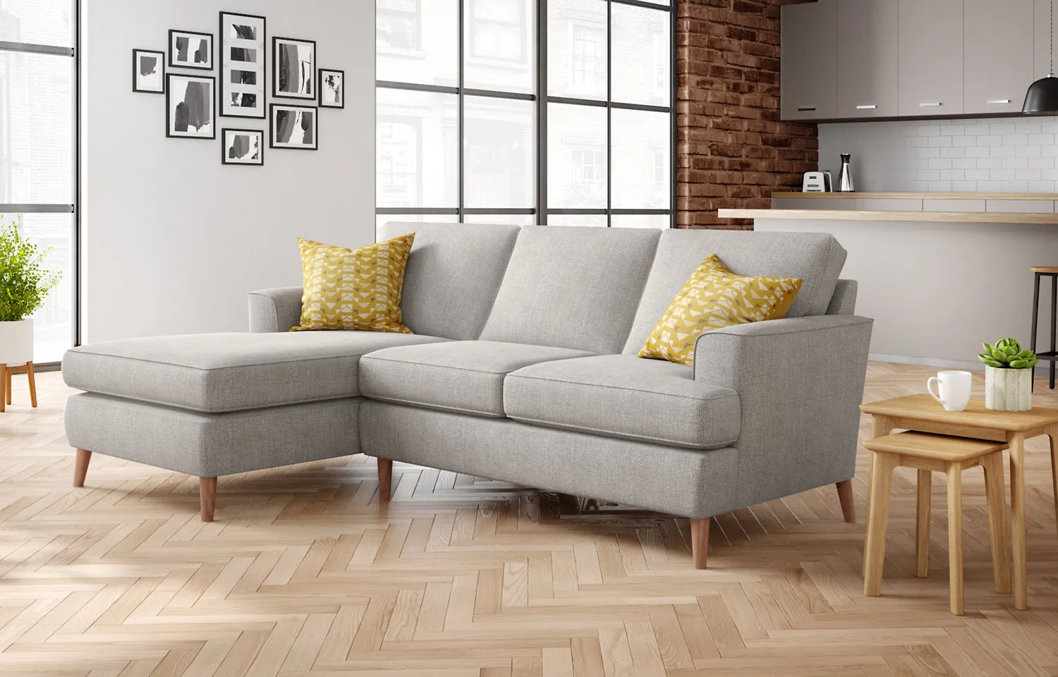 M&S Copenhagen Chaise Sofa (Left-Hand)