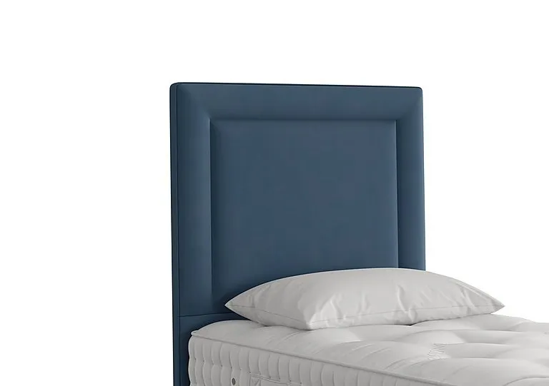 Helios Floor Standing Headboard - Single - Plush Petrol
