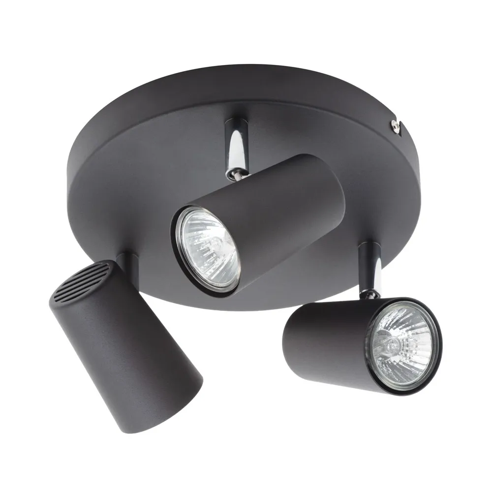 Barley Spotlight Plate, Matte Black 1