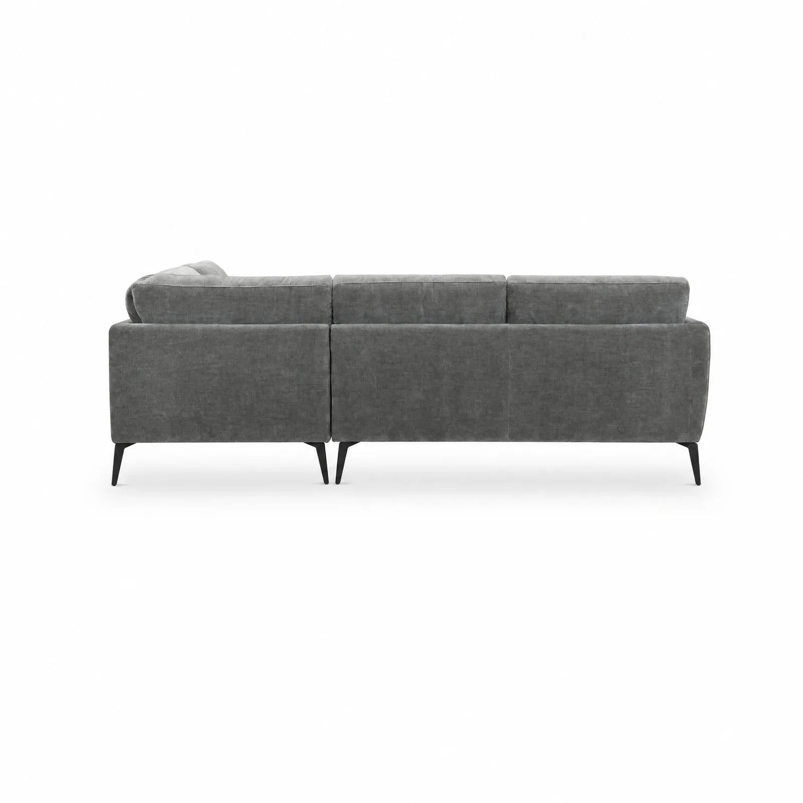 Zanuso Corner Group Chaise Right Corner Sofa, Grey Fabric | Barker & Stonehouse 6