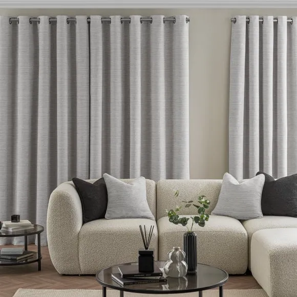 Hemmingway Chenille Eyelet Curtains 5