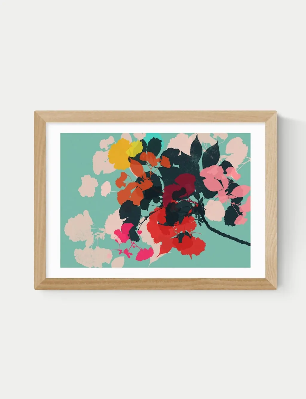 East End Prints Cherry Blossoms Framed Art Natural