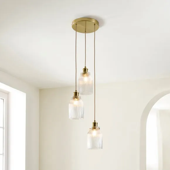Tobias 3 Light Adjustable Cluster Ceiling Light