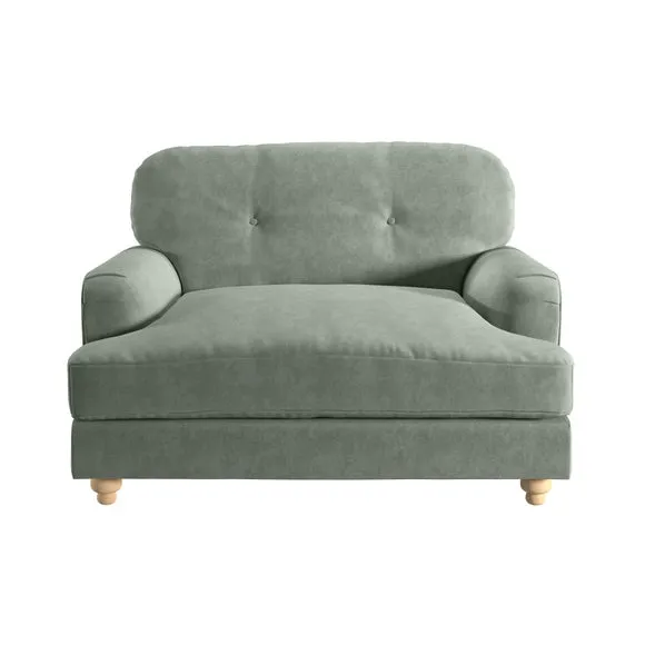 Martha Vintage Velvet Snuggle Chair 2