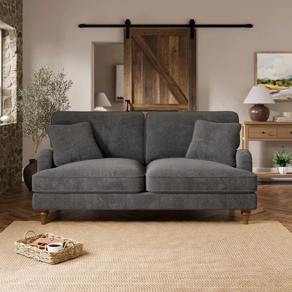 Beatrice II Soft Tonal Chenille 3 Seater Sofa Bed 2