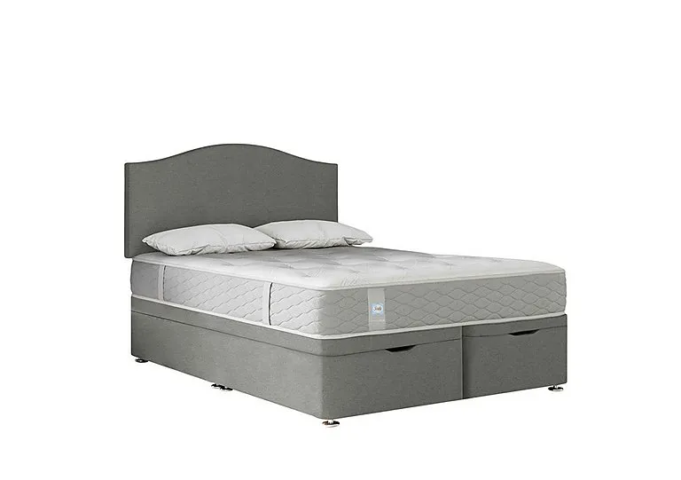 Mellbreak Ottoman Divan Set - Double - Wool Silver Fox