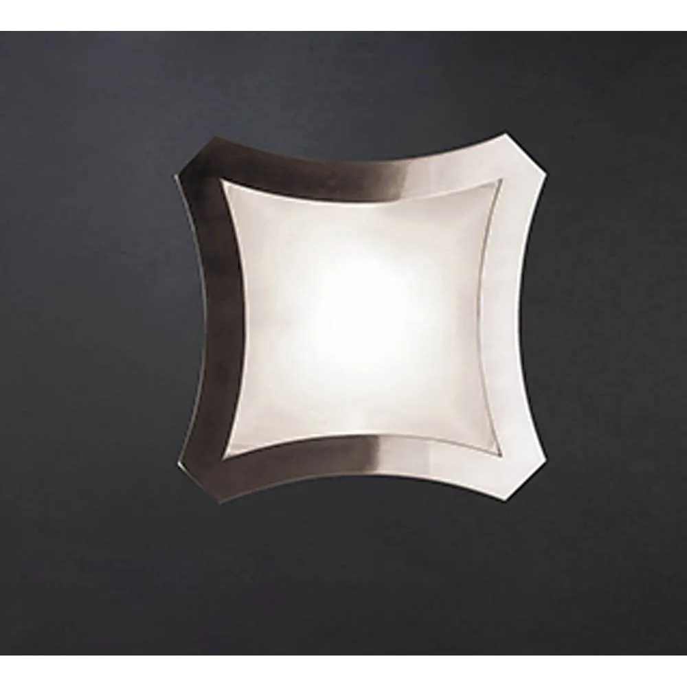 Netlighting Alaska CeilingWall 3 Light L1SGU10 Satin Nickel in Grey 2