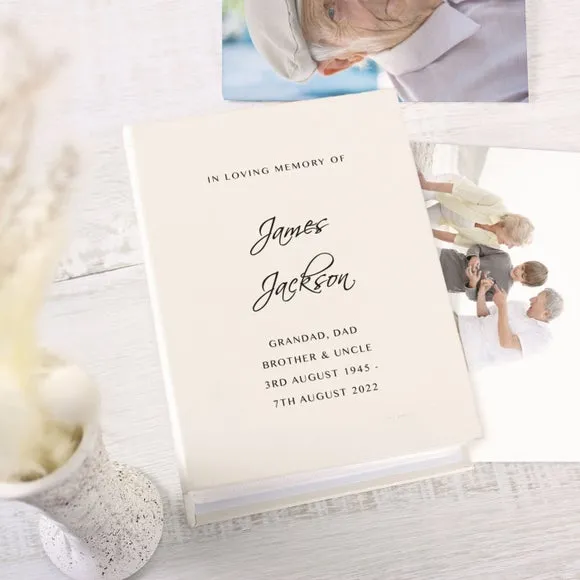 Personalised Free Text Photo Album with Sleeves 2