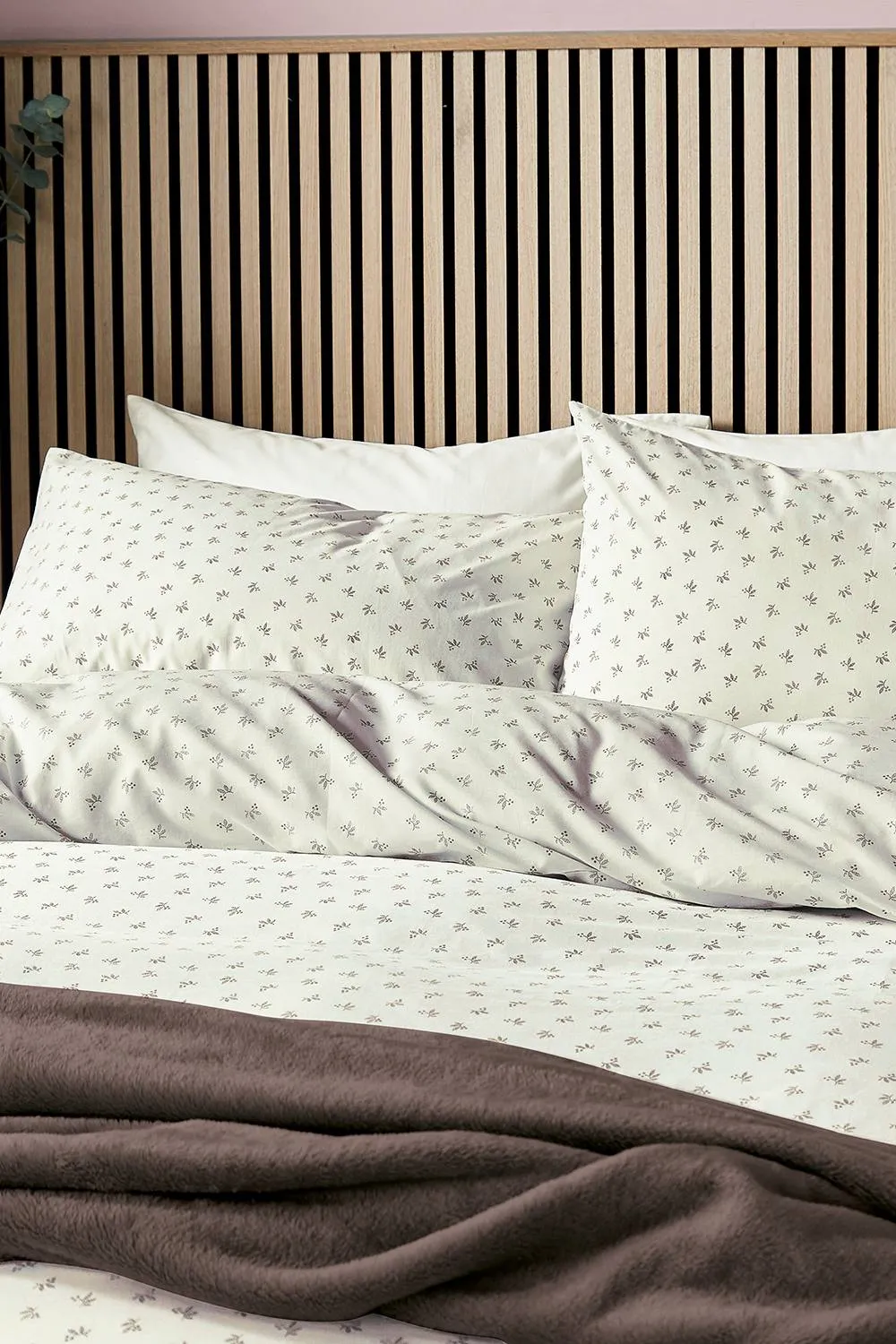 Helena Springfield 'Leaf Sprig' Duvet Cover Set in Brown 2