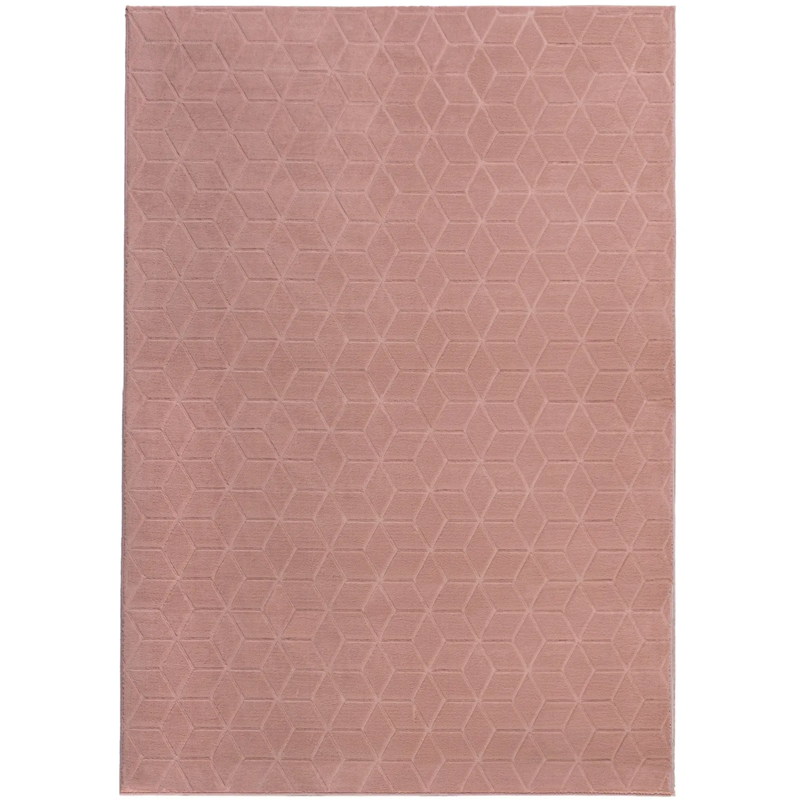 Supersoft Geo Rug Blush