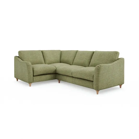 Hattie Slub Faux Linen Corner Sofa 6