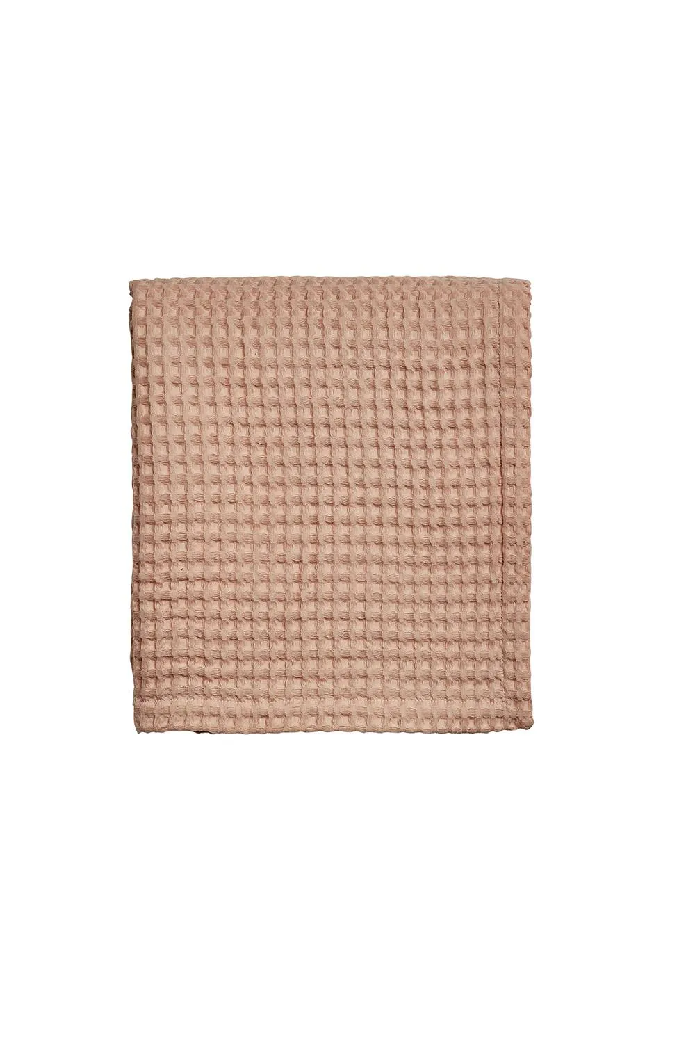 Abigail Ahern x Murmur 'Tess Waffle' Cotton Throw in Pink