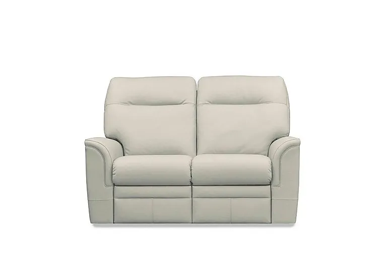Hudson 23 Leather 2 Seater Sofa - Como Dove