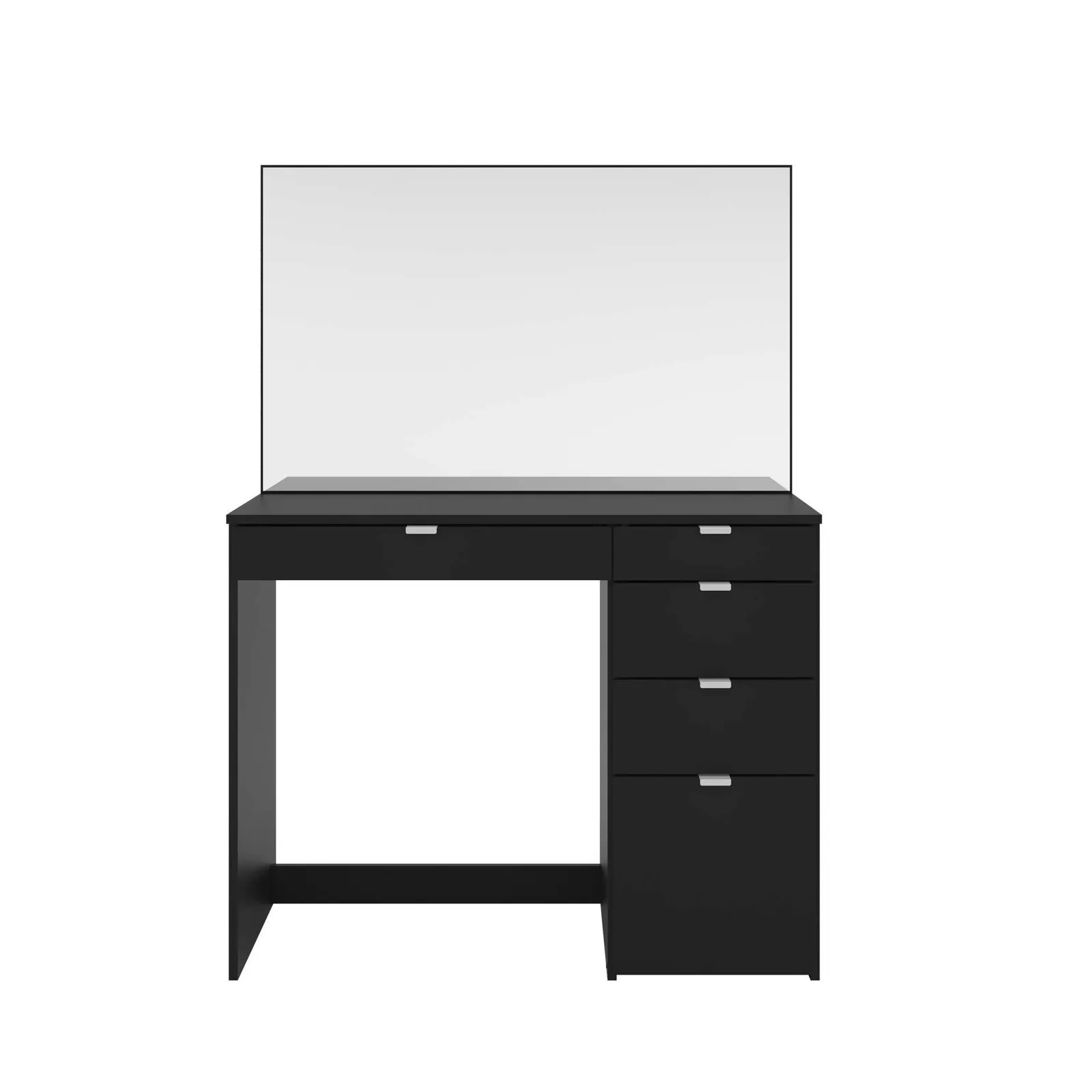 Birlea Ava 5 Drawer Dressing Table Black 2