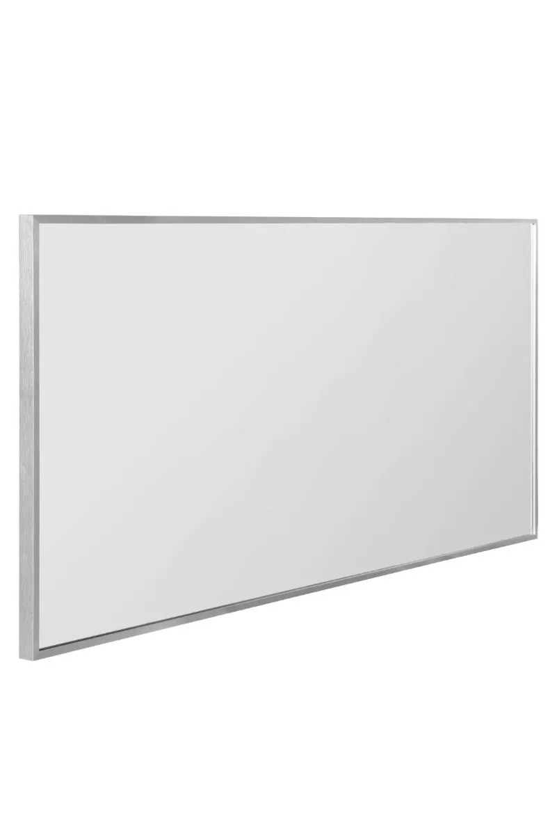 MirrorOutlet Silver Aluminium Edged Wall Leaner Mirror 68" X 33" (174 X 85CM) 5