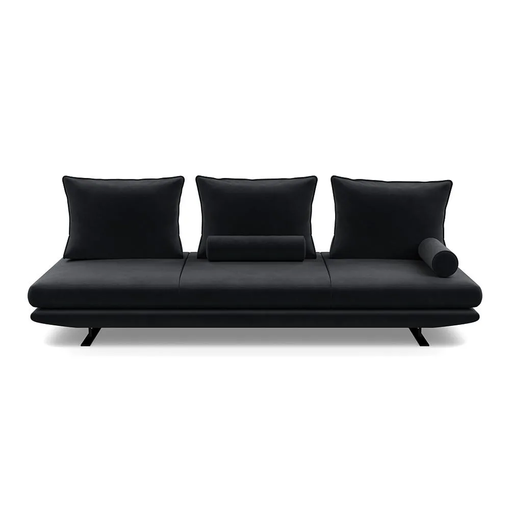 Ligne Roset Prado Large Settee Alcantara Anthracite