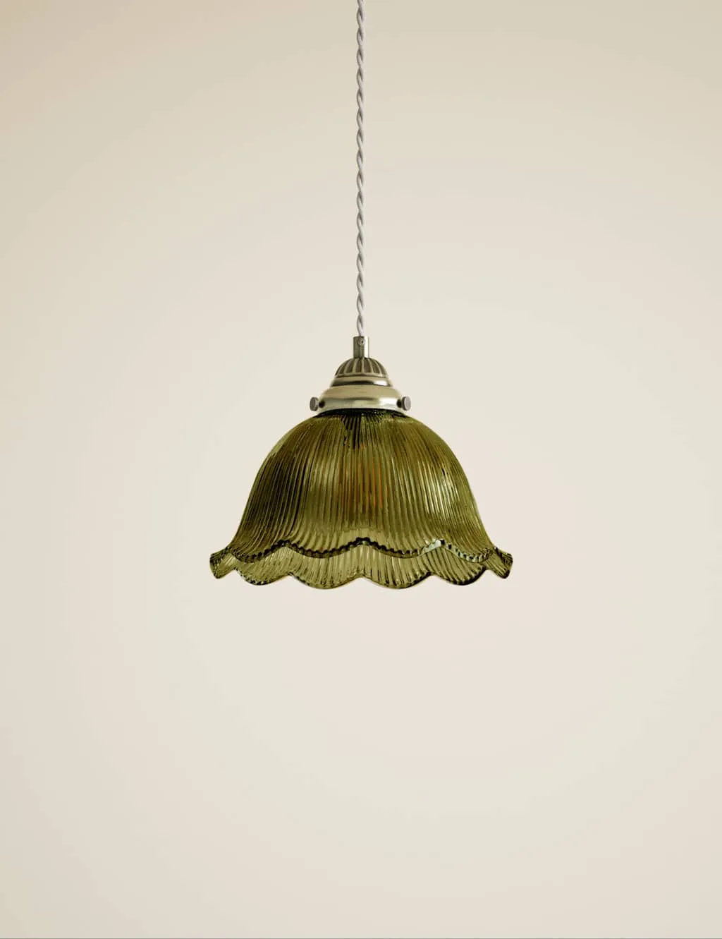 M&S Josephine Pendant Light Pea Green