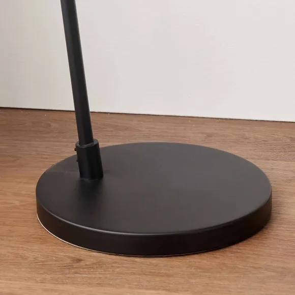 Toulon Matt Black Task Floor Lamp 3