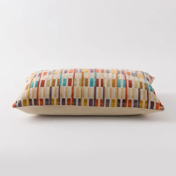 Pelosa Cut Velvet Rectangular Cushion 4