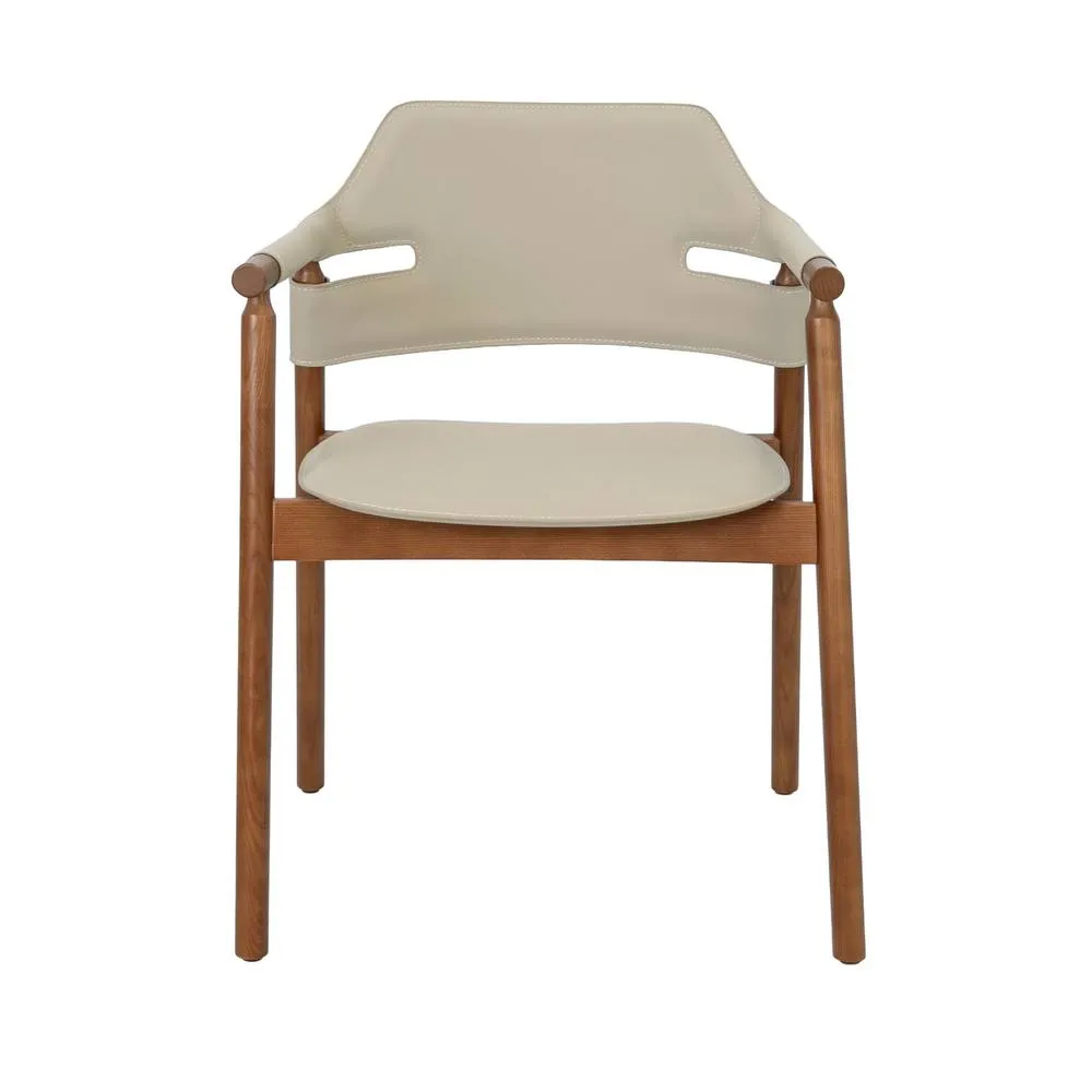 Angel Cerda Sand Regenerated Leather Chair in Light Sand 2
