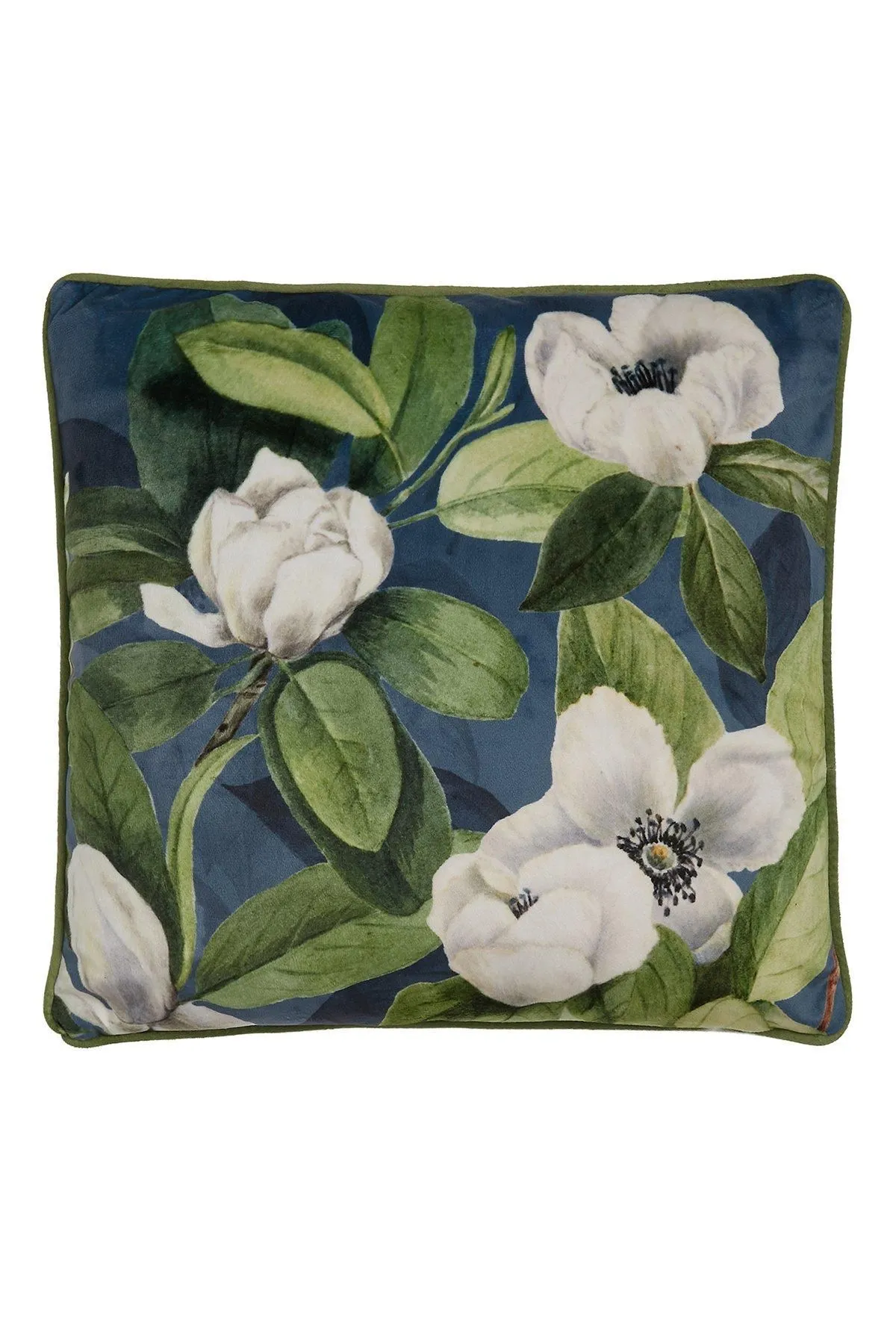Soiree 'Alaya' Velvet Filled Cushion in Teal