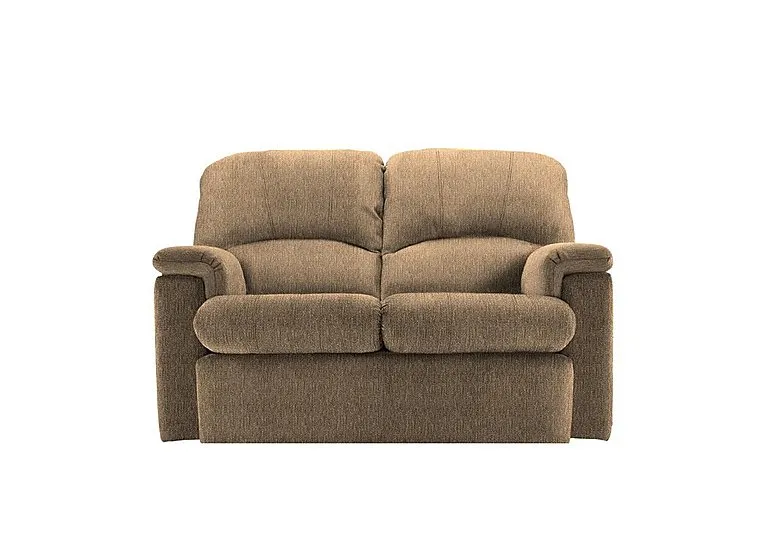 Chloe Small Fabric 2 Seater Sofa - Boucle Cocoa