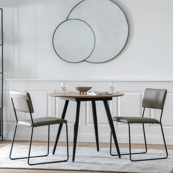Ongar Duo Round Wall Mirror 1