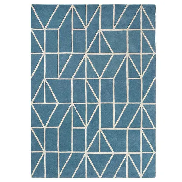 Viso Wool Rug  Denim