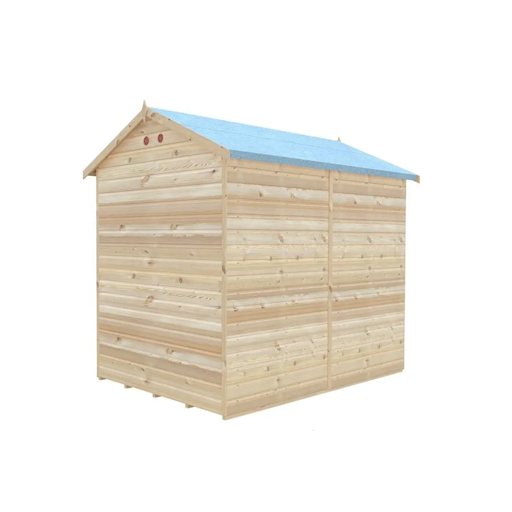 Shires Mayfield 8 x 6 Summerhouse - Wood - L19.9 x W238 x H240.9 cm in Light Brown 5