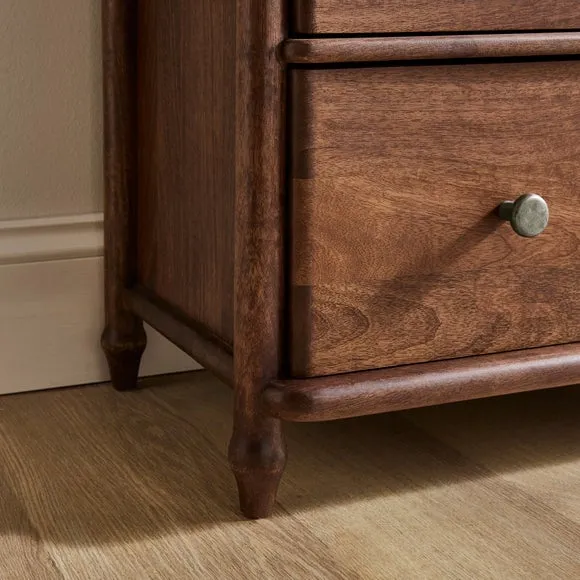 Elma 4 Drawer Chest, Mango Wood 5