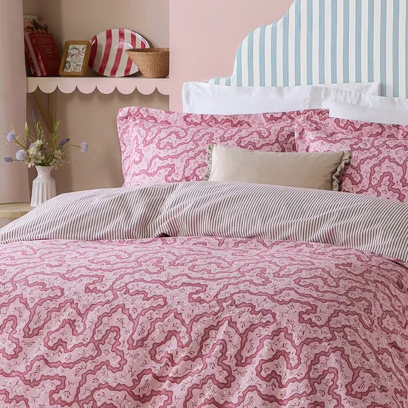 Wylder Nature Brianna 100% Cotton Duvet Cover and Pillowcase Set 3