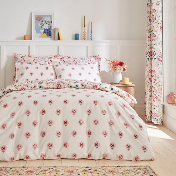 Hani 100% Cotton Duvet Cover and Pillowcase Set 3