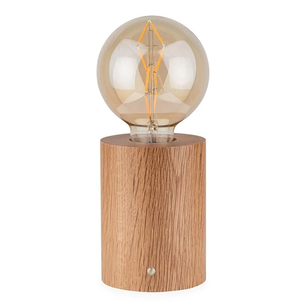 Heal's Bristol Touch Lamp Oak 2