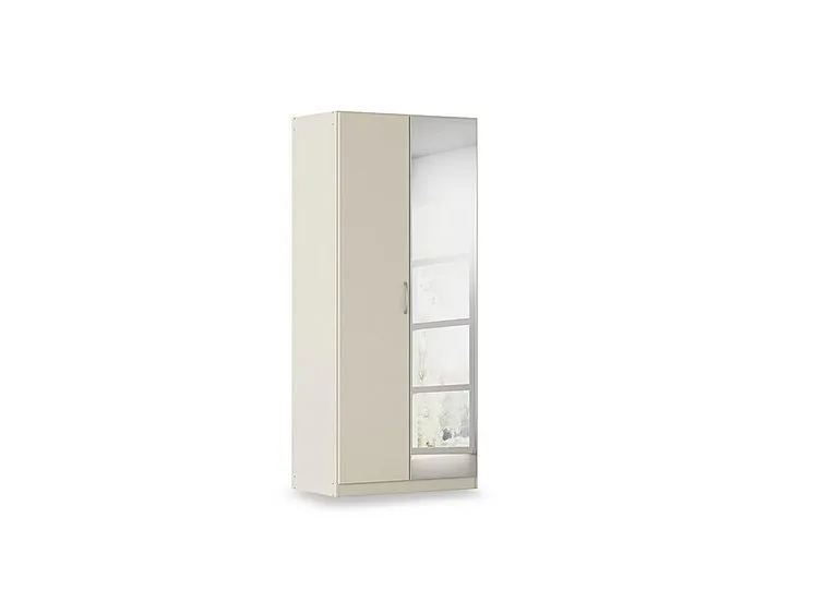 Impulse 91cm 2 Door Décor Hinged Wardrobe with Mirror Door