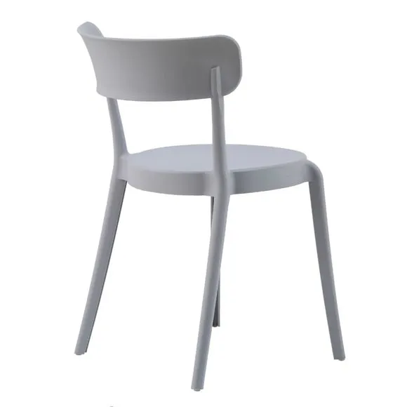 Fusion Living Plastic Bistro Dining Chair 4