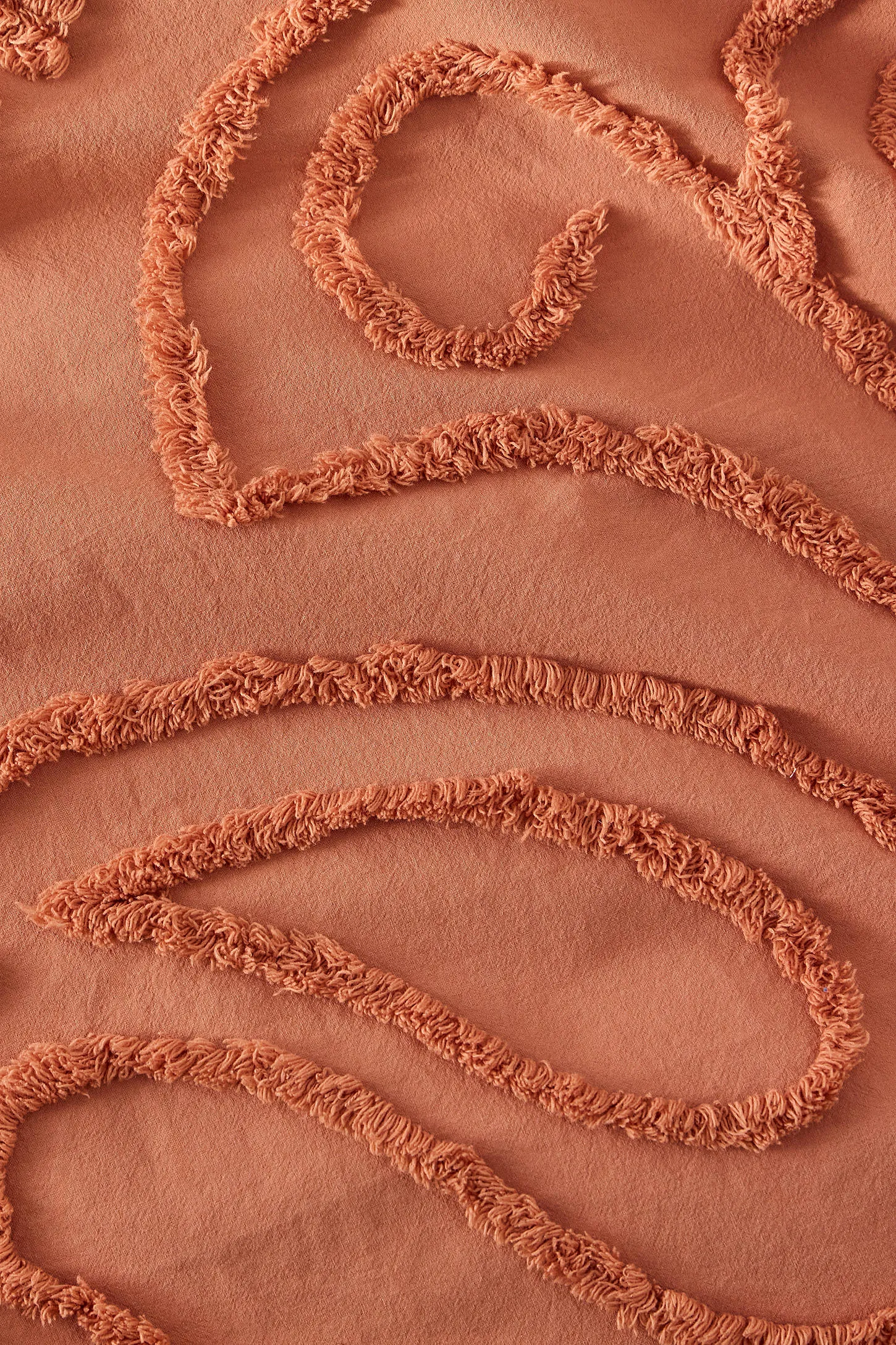 Terracotta Saffron Tufted Duvet Set - Rust 5
