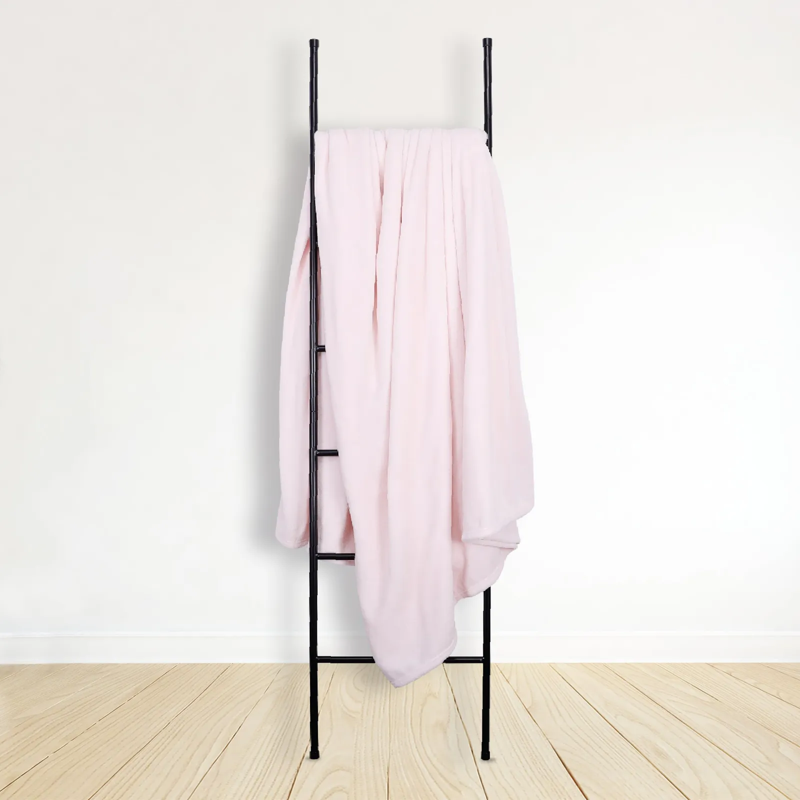 Soft Fleece 230cm x 255cm Throw Blush