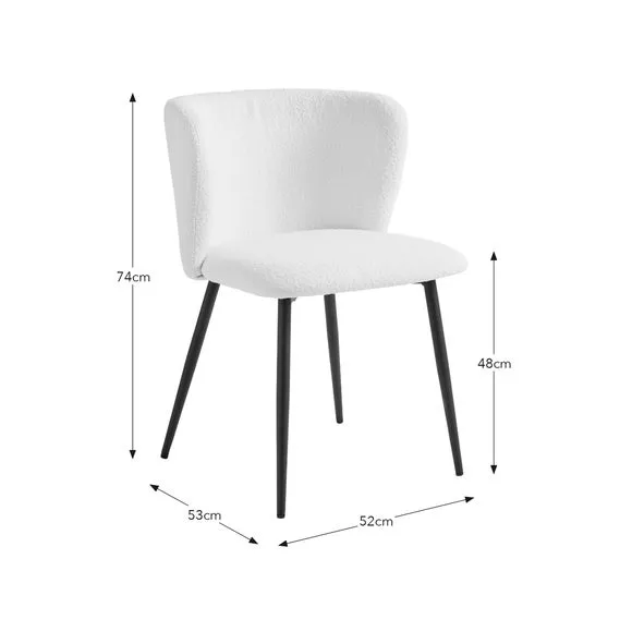 Mandy Dining Chair, Boucle 6