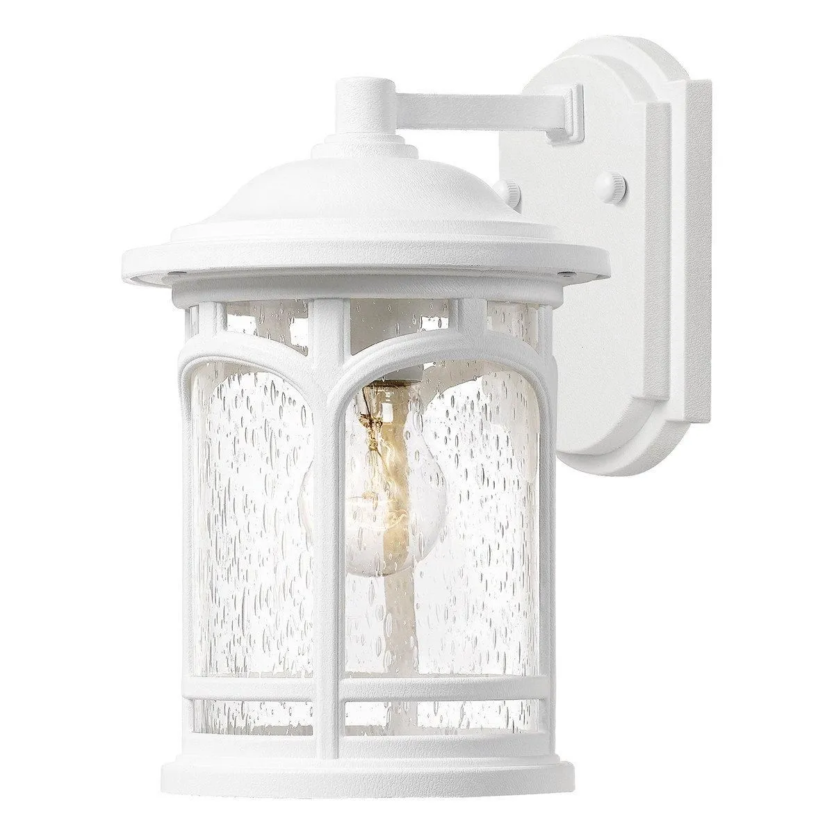 Netlighting Marblehead Outdoor Medium 1 Light Wall Lantern White IP44 E27